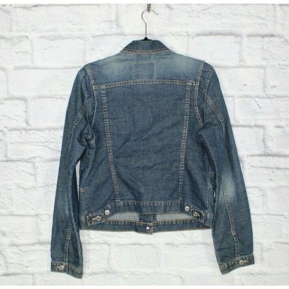 Levi Strauss & Co. Blue Denim Long Sleeves Button Front Jacket Size L - Picture 8 of 12
